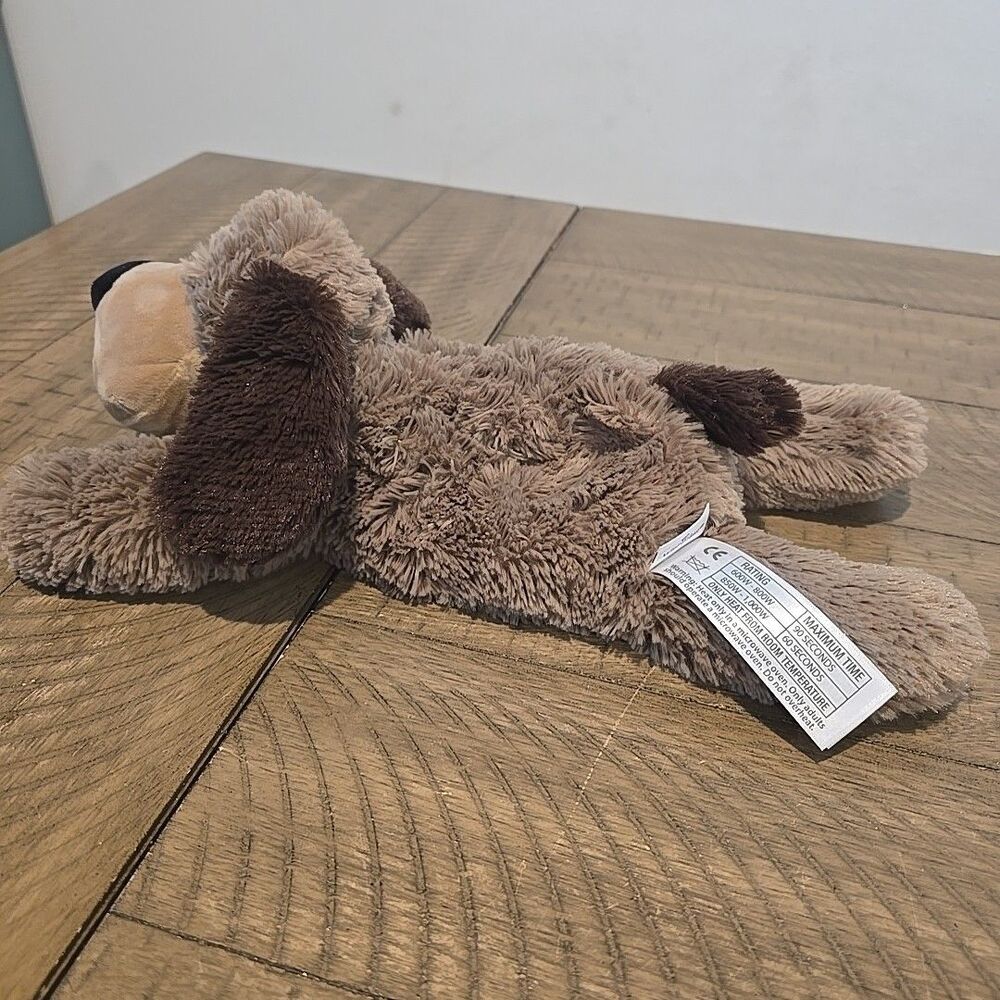 Warmies Cozy Brown Dog Plush Lavender Scented Microwaveable Heat Therapy NEW 14" - Picture 4 of 4